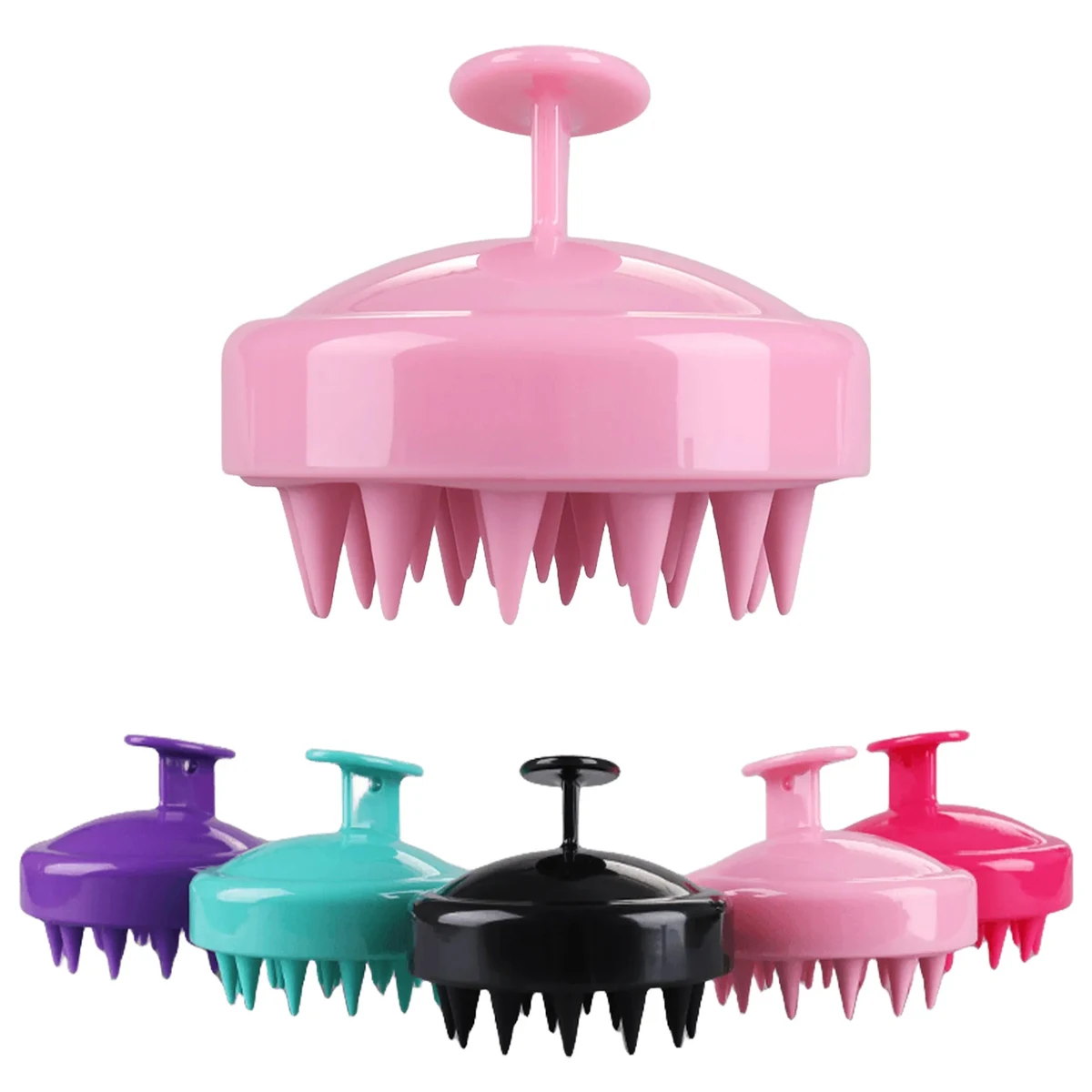 Ergonomic Manual Hair Scalp Shampoo Brush 1