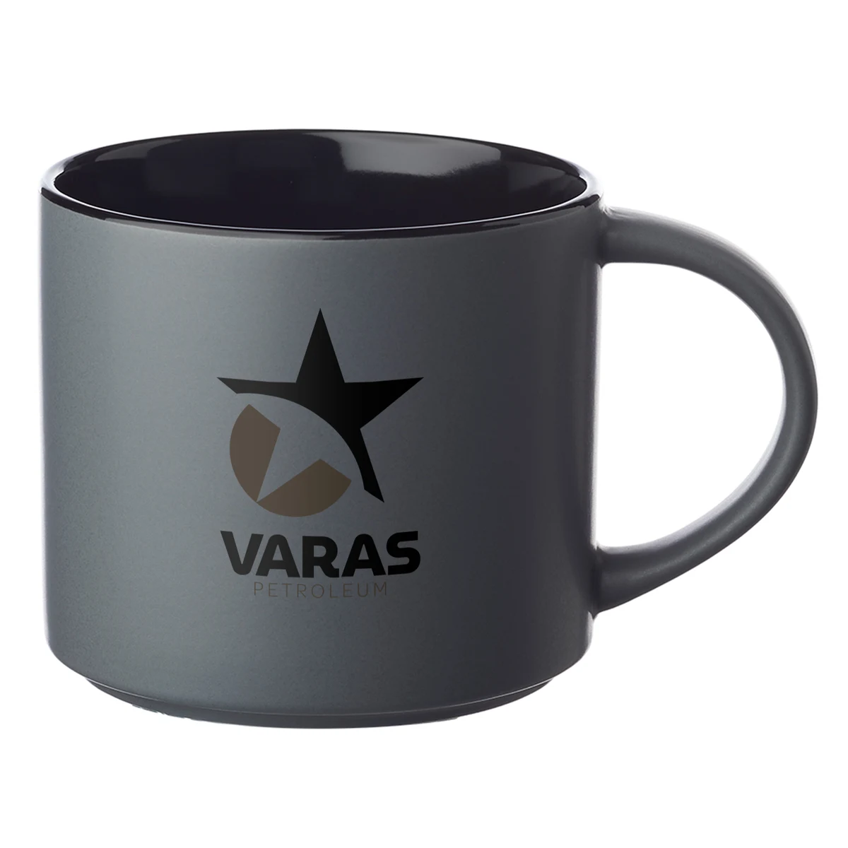 16 oz. Rein Matte Stackable Cermic Mug (2 Color Imprint) 1