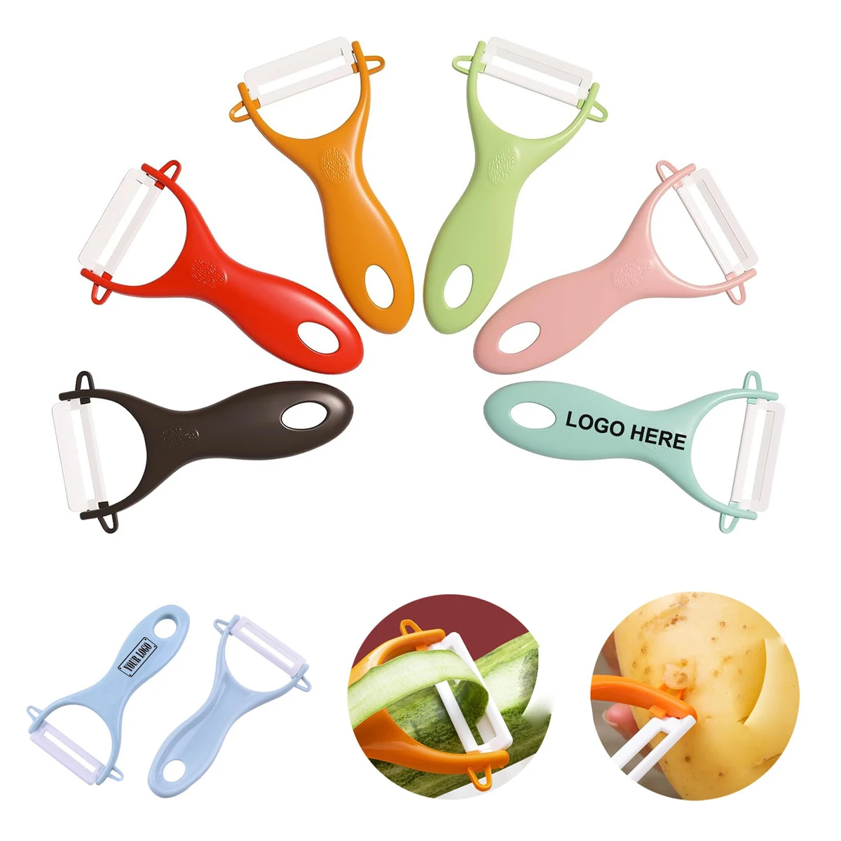 Ceramic Fruit Vegetable Peeler Kitchen Paring Knife 1