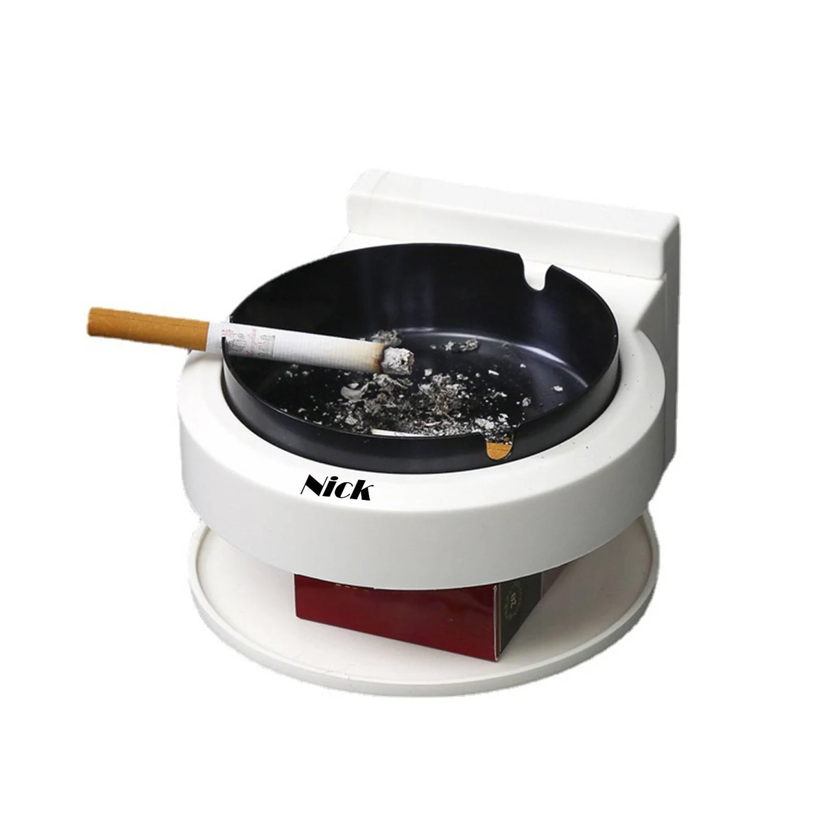 Bathroom Ashtray No-Punch Wall Mounted 1