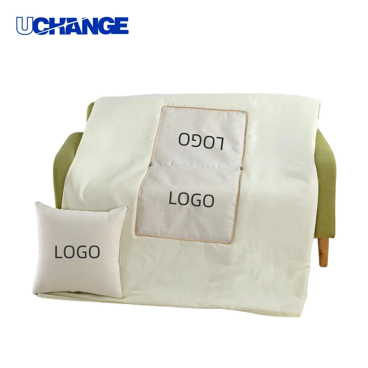Two in One Blanket Throw Pillow for Home and Travel 1