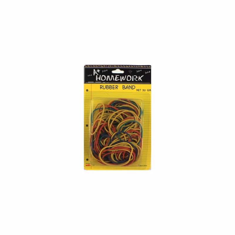 Rubber Bands - Assorted Colors 40 gm