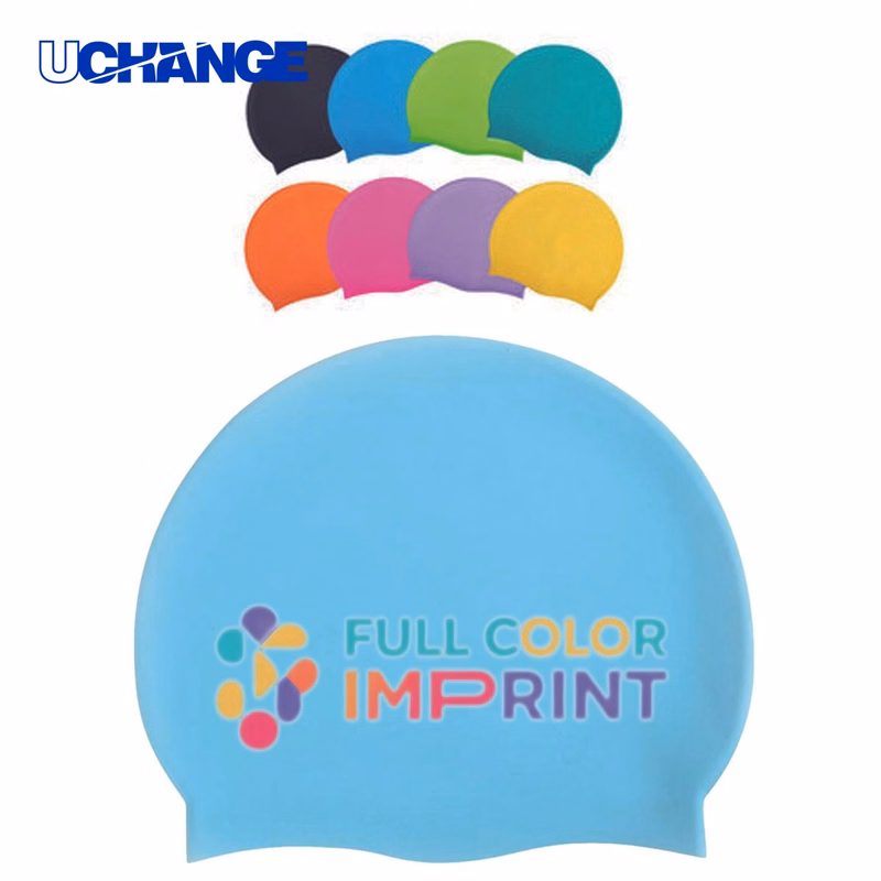Full Color Silicone Swimming Cap for Water Sports