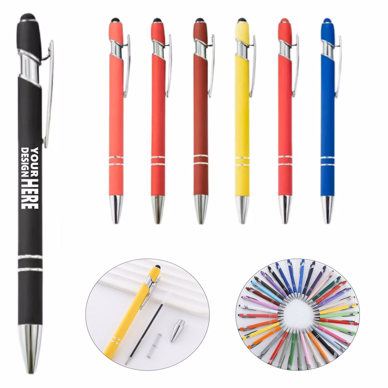 Press-Activated Touch Screen Ballpoint Pen