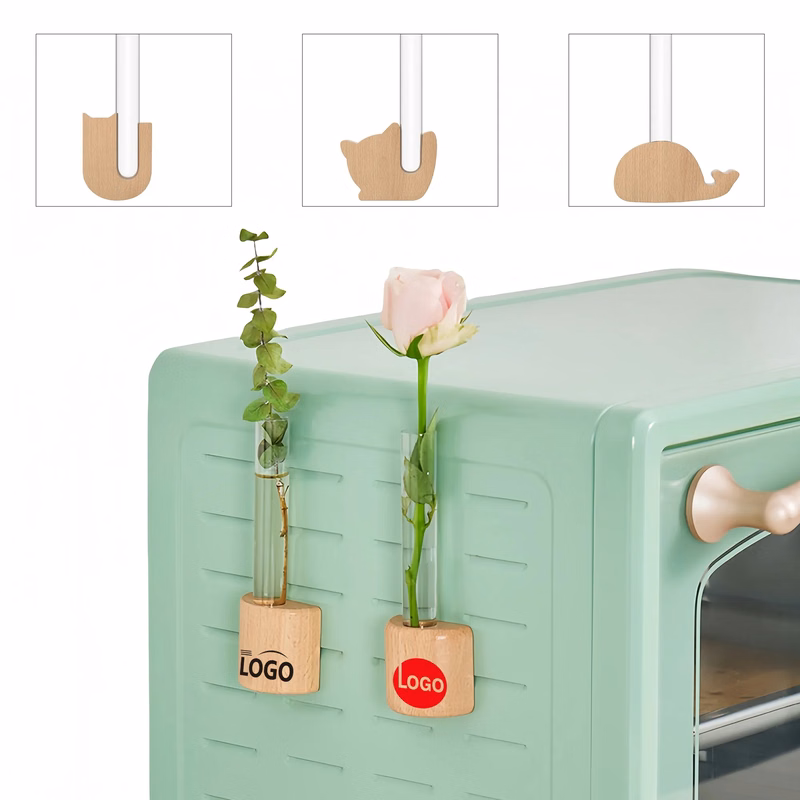 Magnetic Flower Vase Fridge Sticker Free Shipping