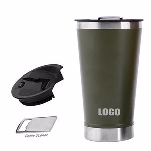 20oz Stainless Steel Coffee Mug With Double Wall Insulation Detachable Bottle Opener
