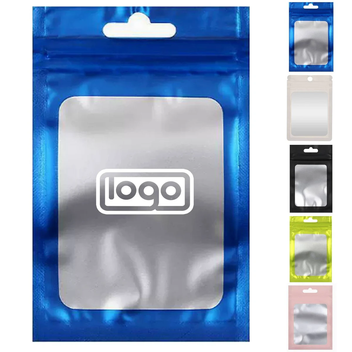 Resealable Mylar Bags w/ Clear Window 1