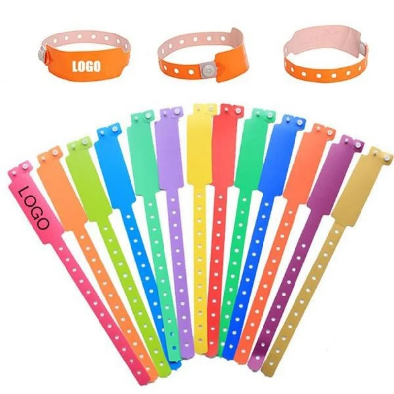 1 Inch PVC Disposable Wristbands 1