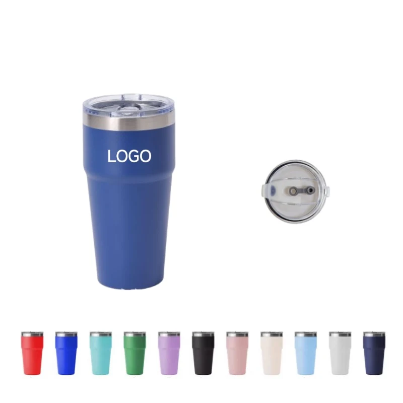 16 oz Stainless Steel Tumbler W/ Lid 1