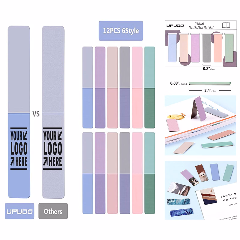 9 x 4.72 x 0.39 Inches Foldable Magnetic Color Bookmark