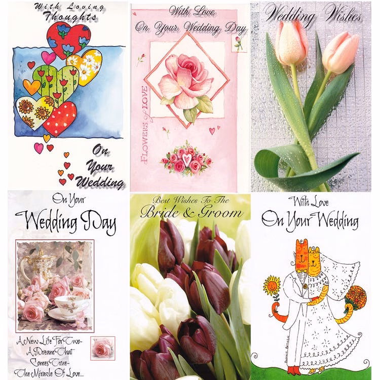 Wedding Cards - Assorted 5"x8"