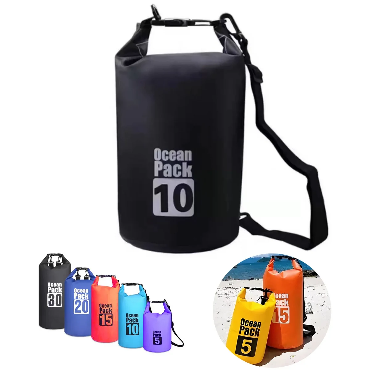 25L PVC Waterproof Bucket Bag 1