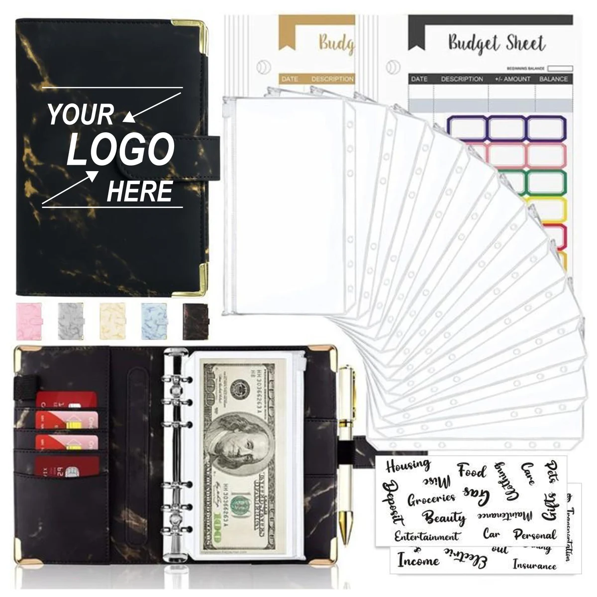 Faux Leather Cash and Coupon Organizer Wallet 1