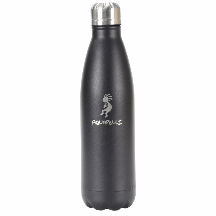 Vacuum Insulated Water Bottles - 16 oz Black