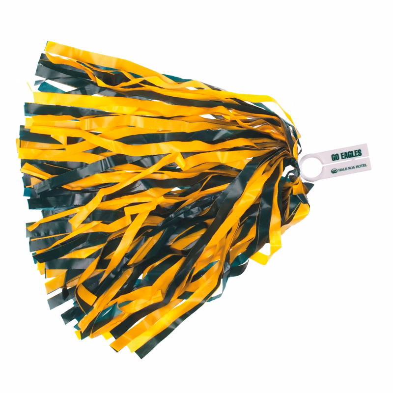 Ring Tab Handle Pom Wide Streamers