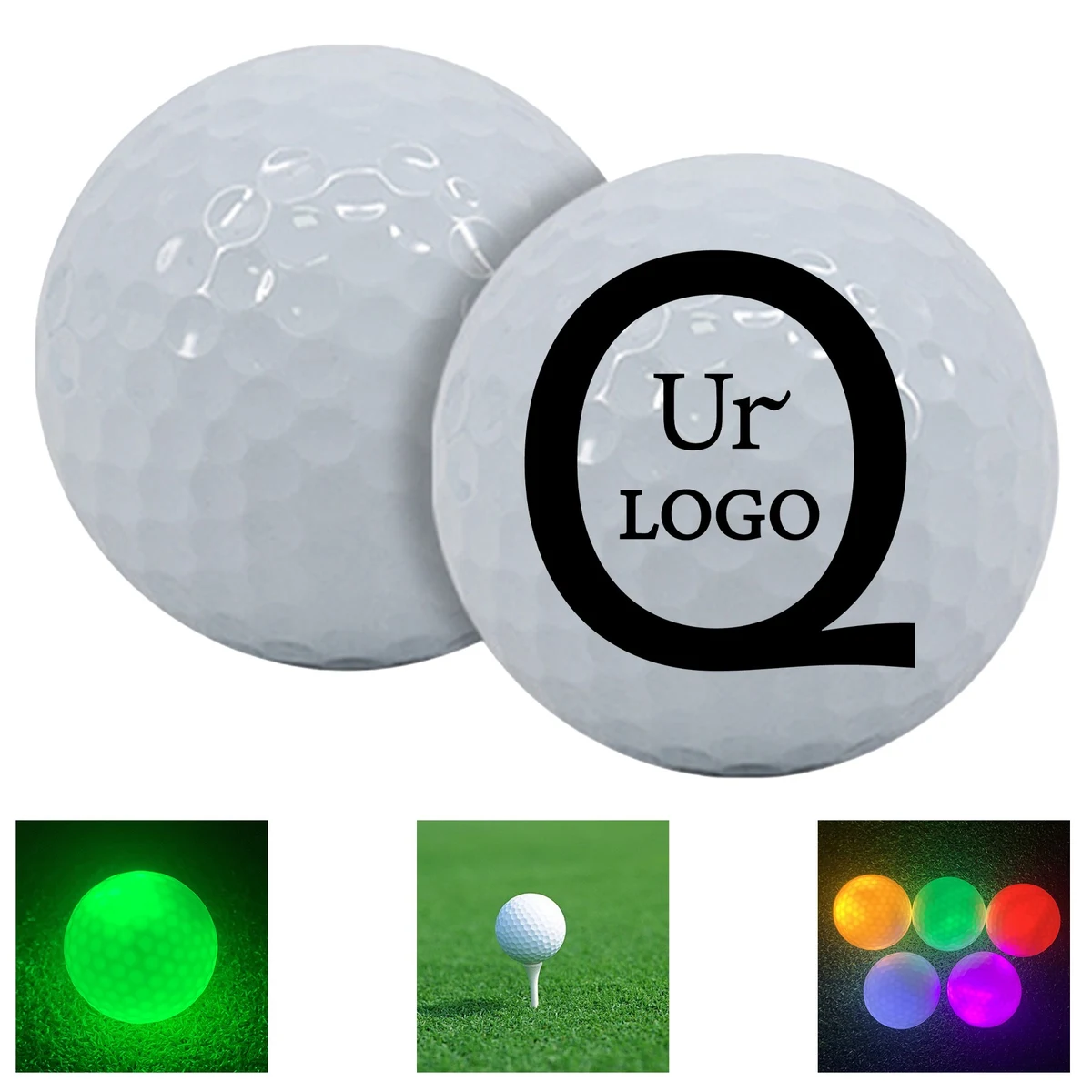 New Orange Golf Glow Ball For Night Court 1