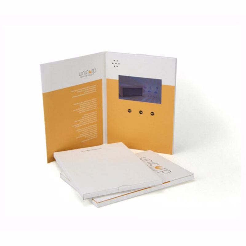 AP-PWK15 - 4.3 inch LCD A4 Size Bi-fold Video Brochure-4GB