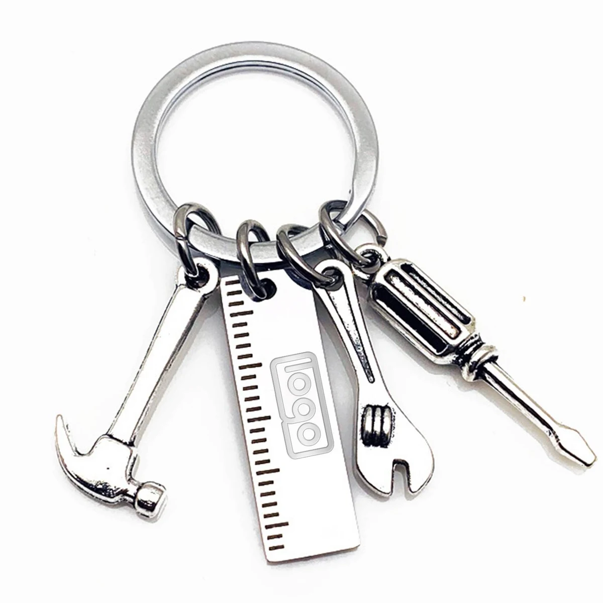 Mini Tool Shape Stainless Steel Keychain 1