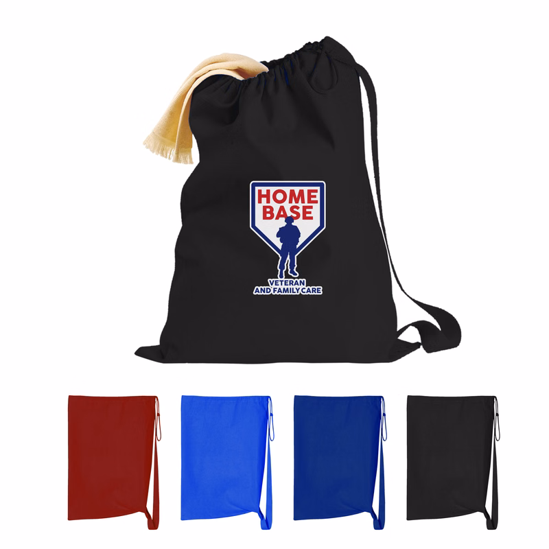 MEDIUM HEAVY CANVAS DRAWSTRING LAUNDRY BAG - 19" x 27"_R127BLY
