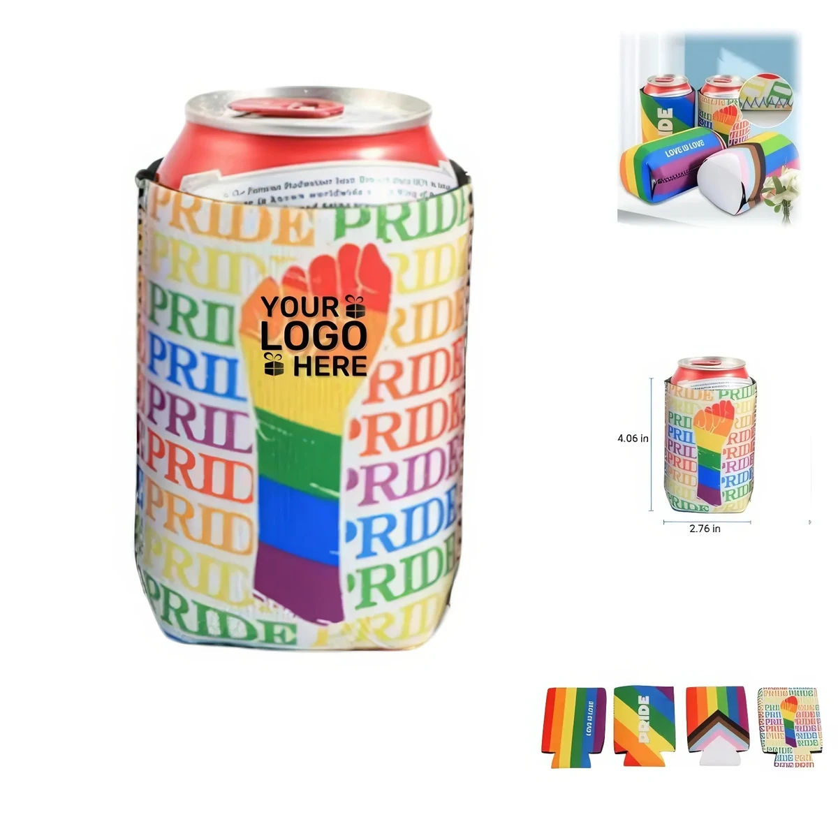 Beer Insulated Cup Sleeve, custom koozie with logo imprint 1