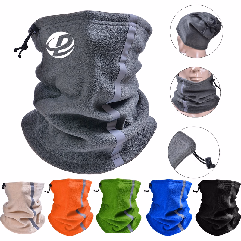 Fleece Neck Warmer Gaiter Thick Thermal Windproof for Unisex