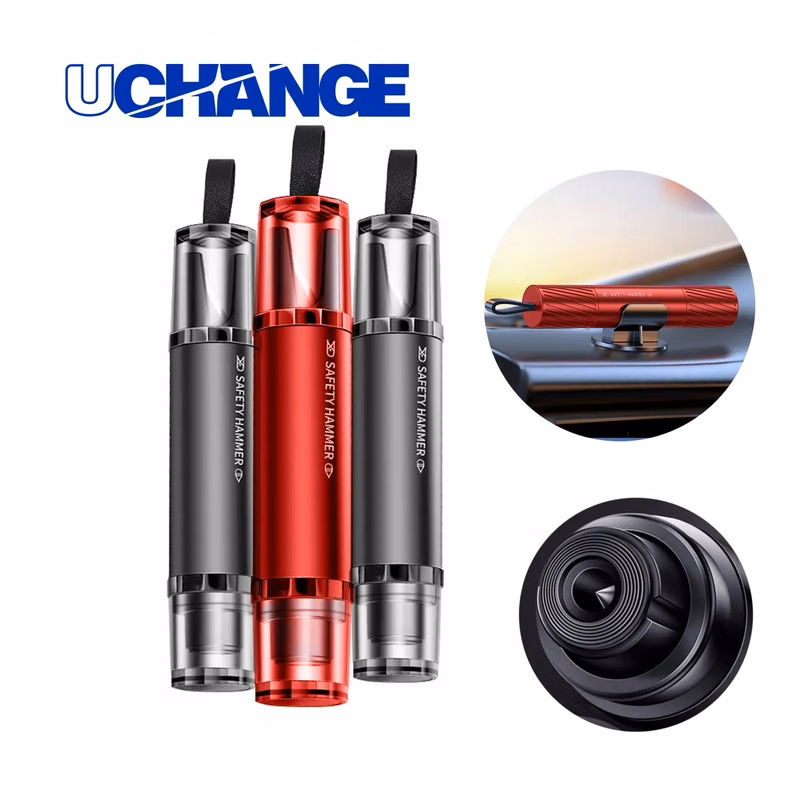 Auto Safety Hammer With Seatbelt Cutter