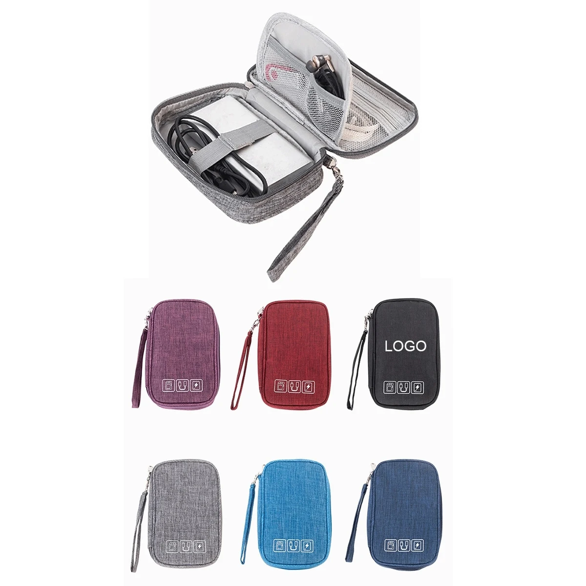 Waterproof Portable Electronics Organizer Bag 1