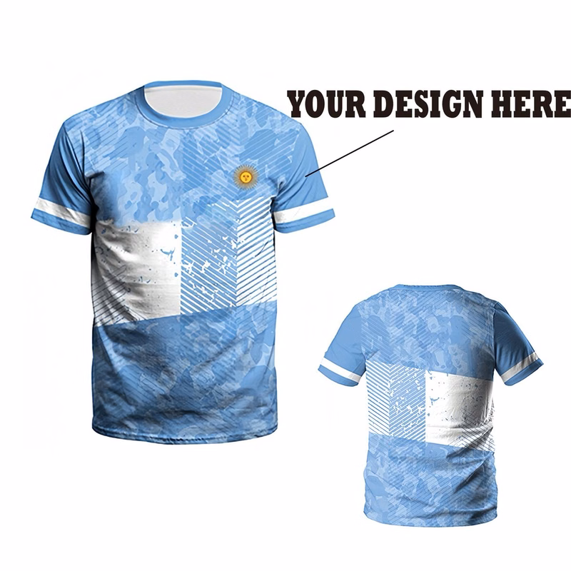 160GSM Polyester Crew Neck T-Shirt