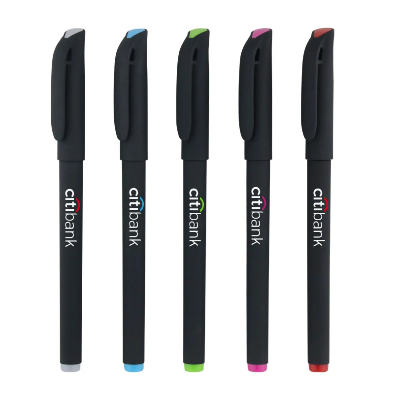 Plastic Soft Touch Gel Pens 1