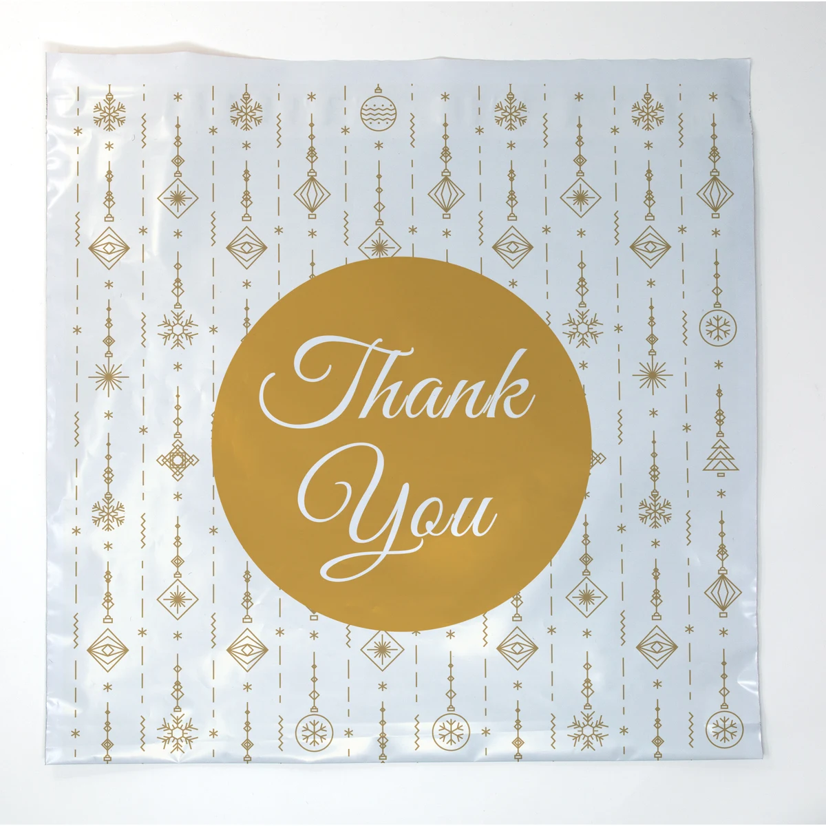 Holiday Gold Seasonal Predesigned Poly Mailer (9.75 x 12) 1