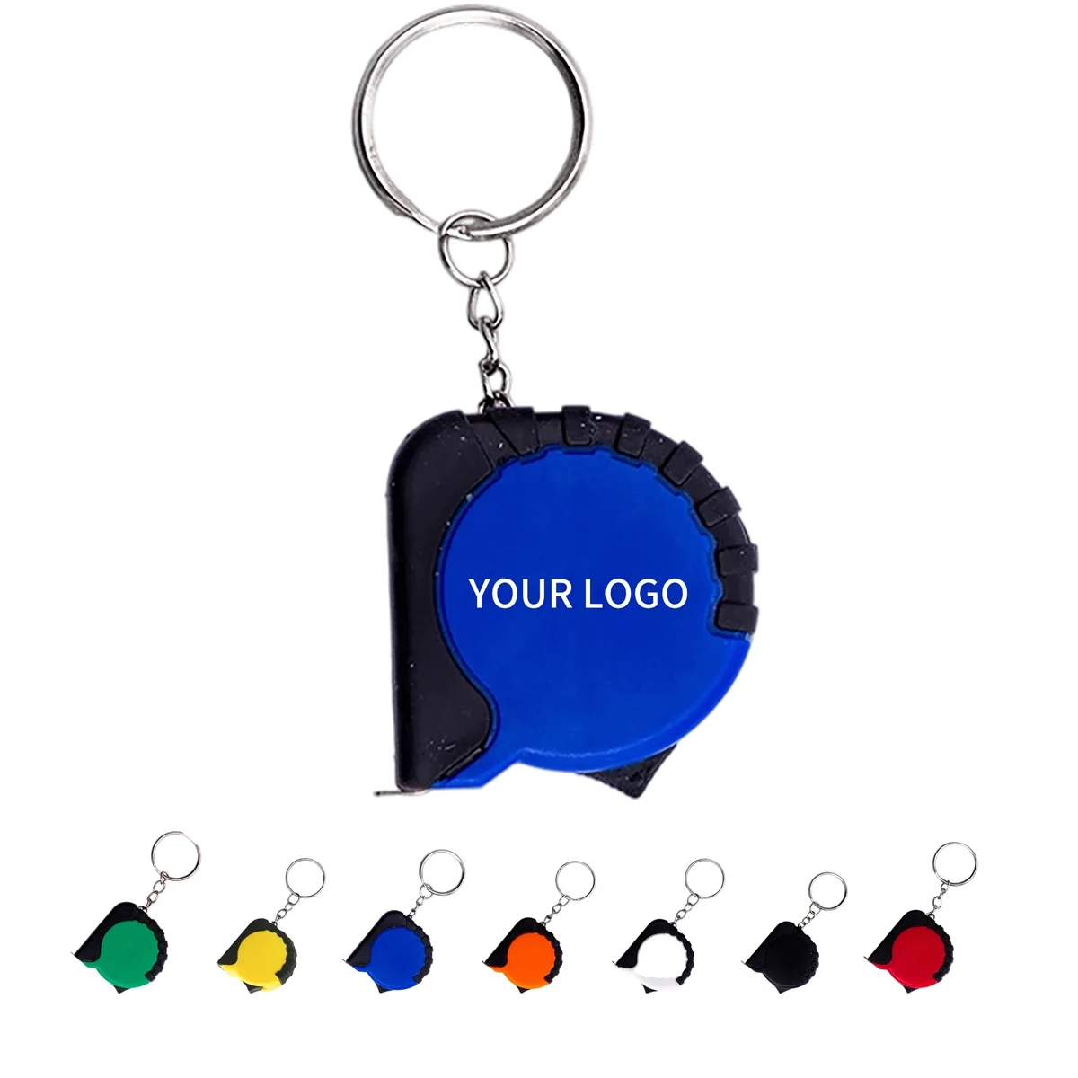 Compact Tape Measure Keychain ABS Plastic 1