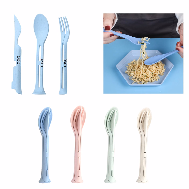 Safety Three in One Knife And Fork