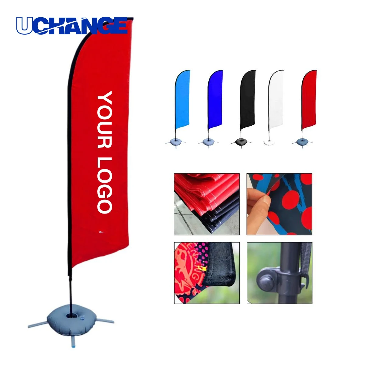Outdoor Feather Flag Banner with Double Sided Printing 1
