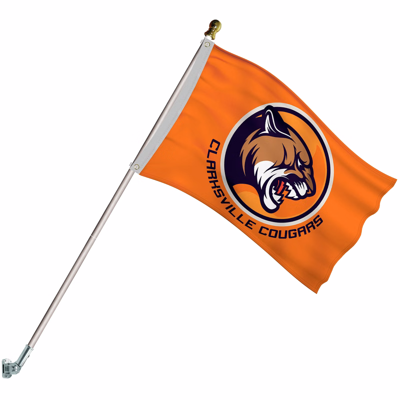 Deluxe Kit with 2' x 3' Flag and Silver Bracket