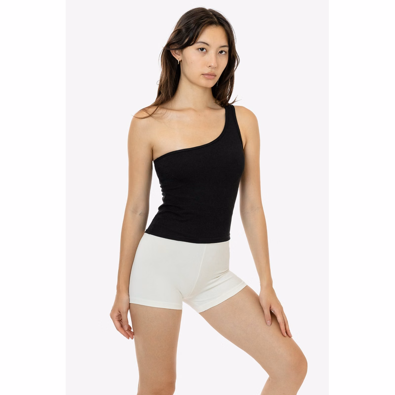 Baby Rib One Shoulder Top