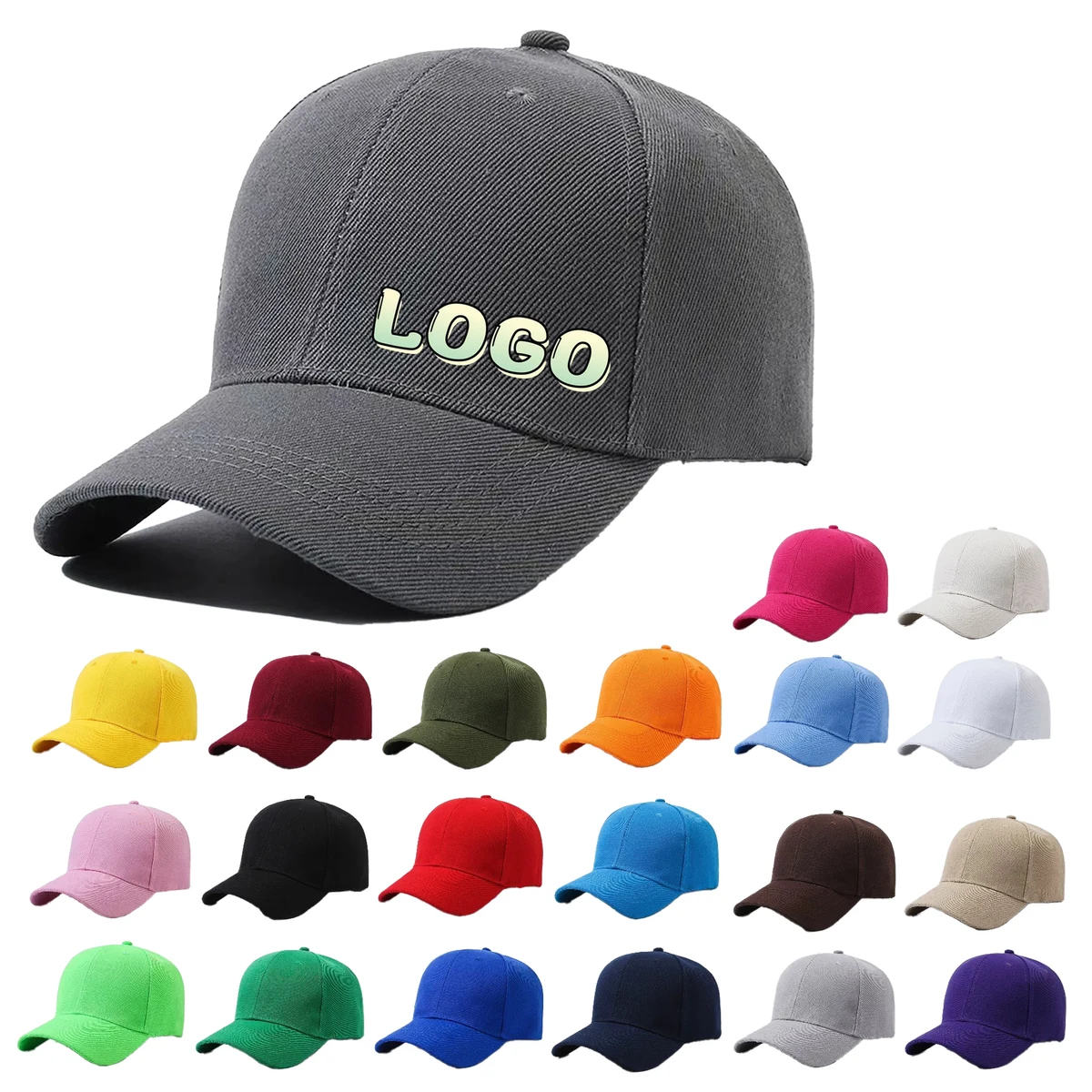 Six Panel Sport Baseball Hat 1