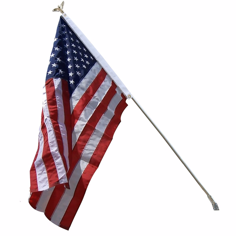 Home Set With 3' x 5' Embroidered Nylon Flag