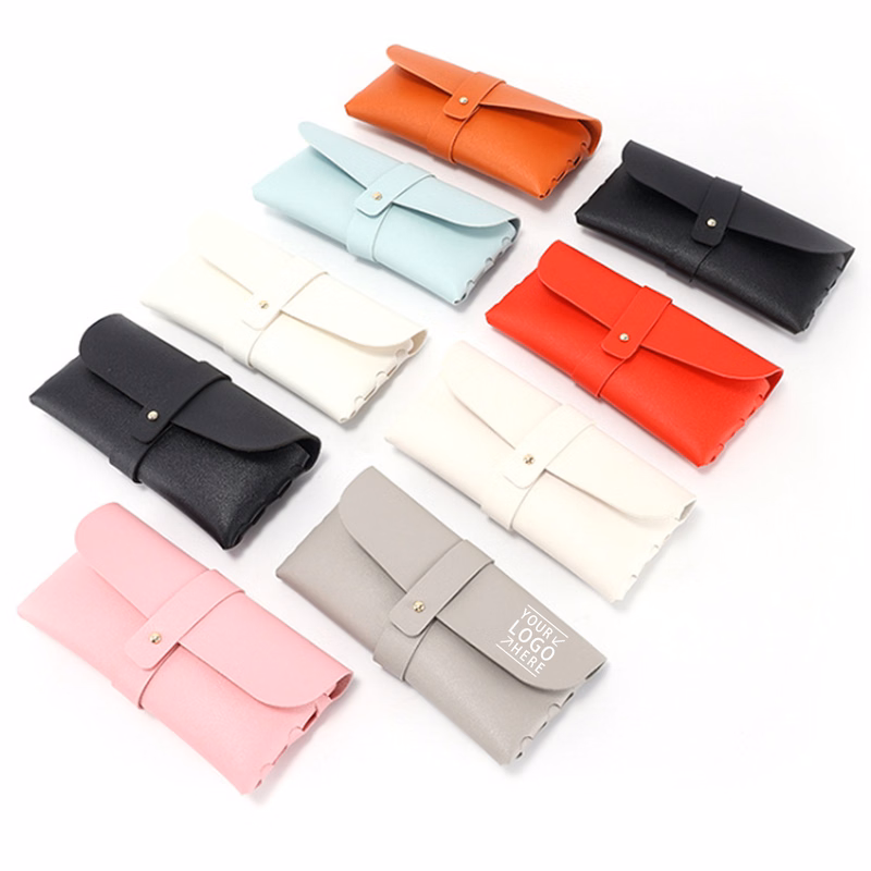 Portable Soft Leather Glasses Case