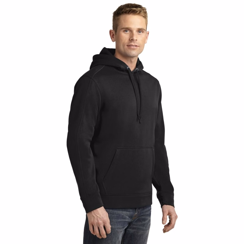 Sport-Tek Repel Fleece Hooded Pullover.