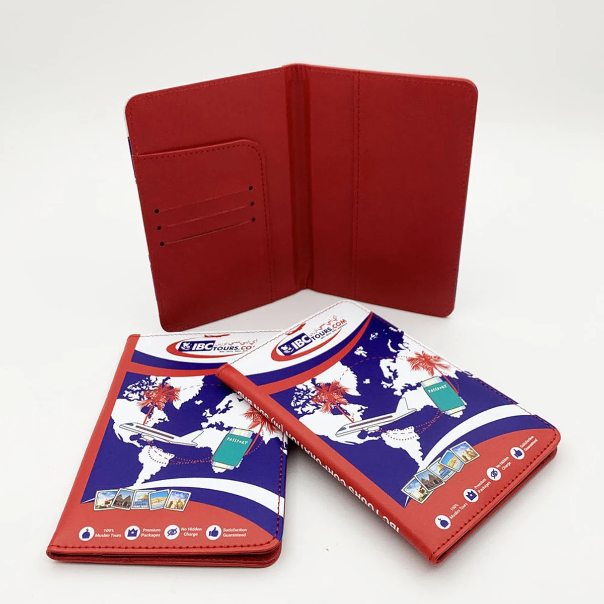 Full Color PU Leather Passport Holder 1