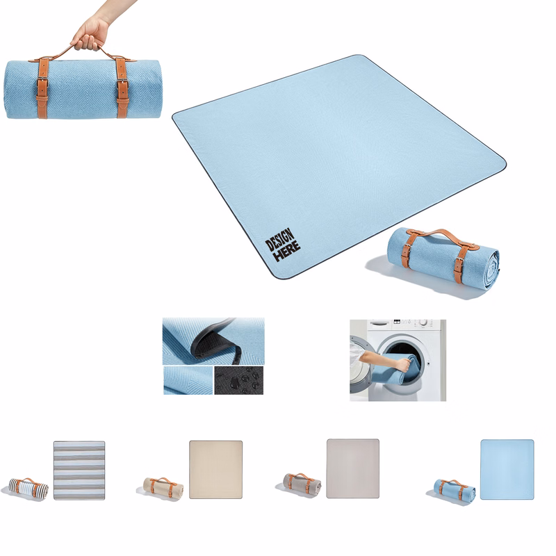 Custom Cotton Foldable Picnic Mat MOQ50