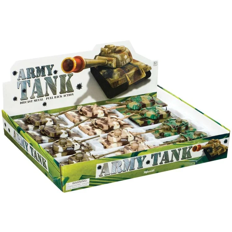Diecast Pull Back Army Tanks 1