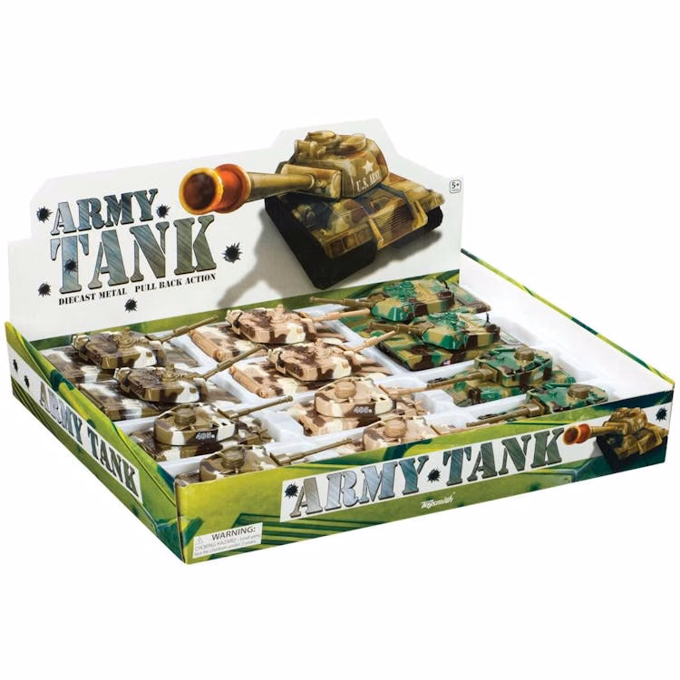 Diecast Pull Back Army Tanks