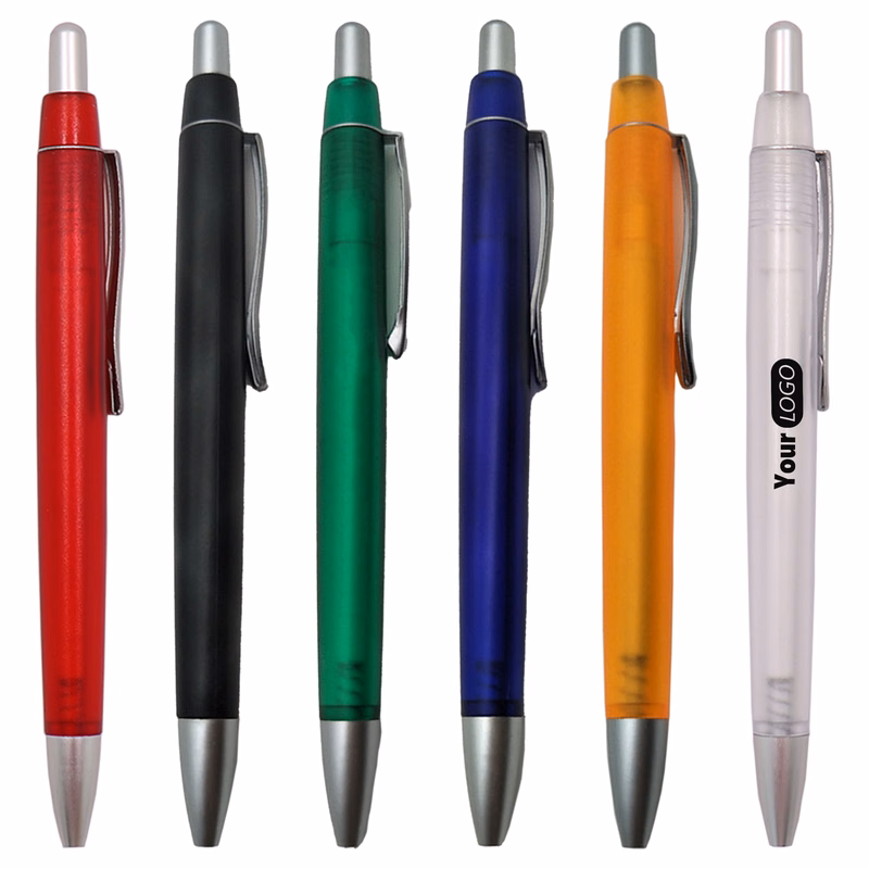 Plastic Simple Colored Ballpoint Pen