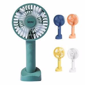 Handheld Rechargeable Fan With 3 Speed Settings