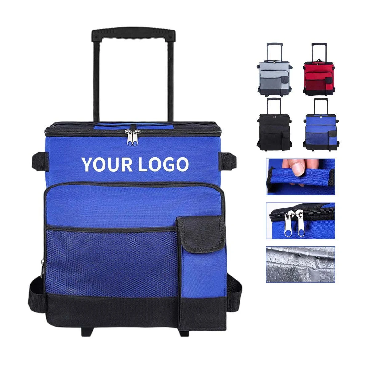 Collapsible Rolling Cooler for Camping and Outdoors 1