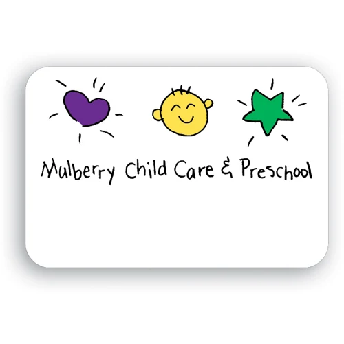 Deluxe Name Badge Custom Screened (6-10 Square Inches) 1