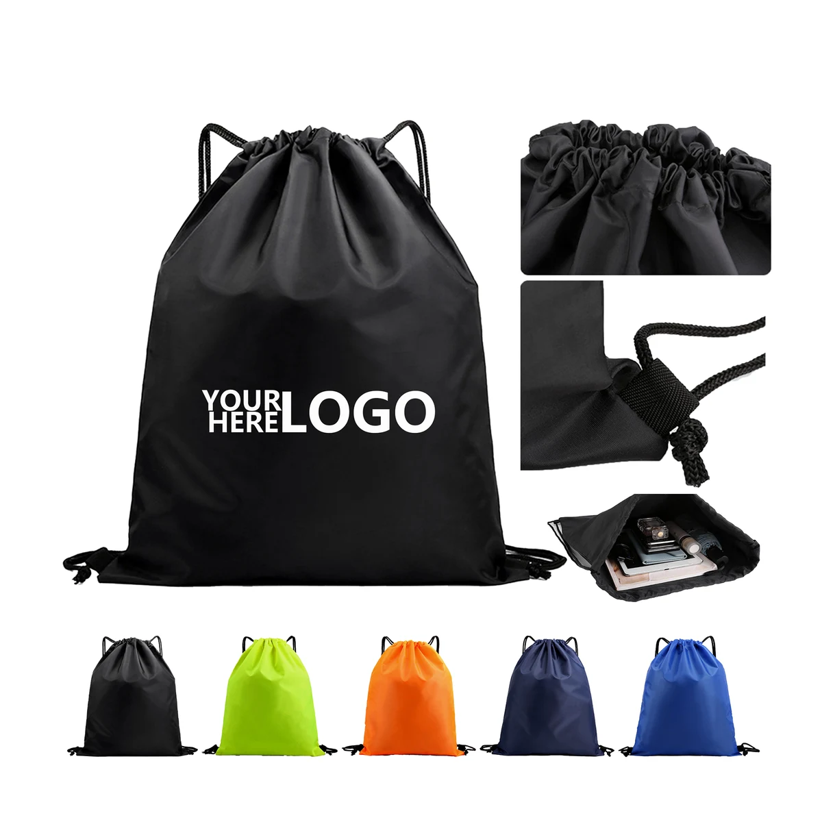 Oxford Cloth Drawstring Bag 1