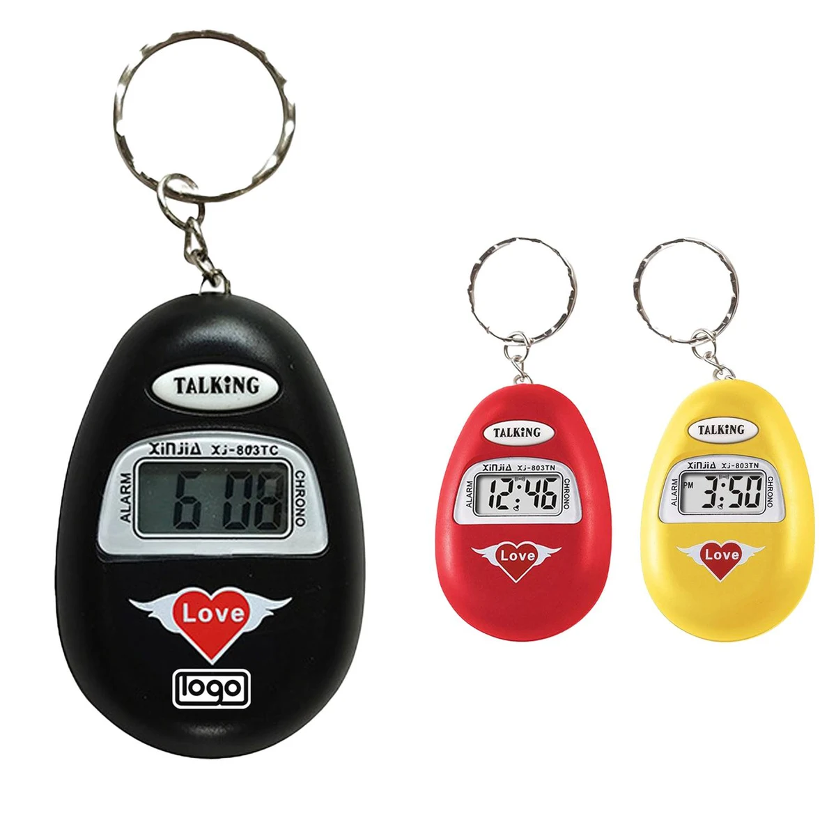 Portable Talking Clock Key Chain 1