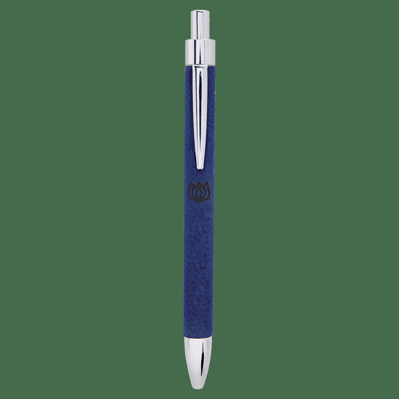 Blue/Black Leatherette Pen
